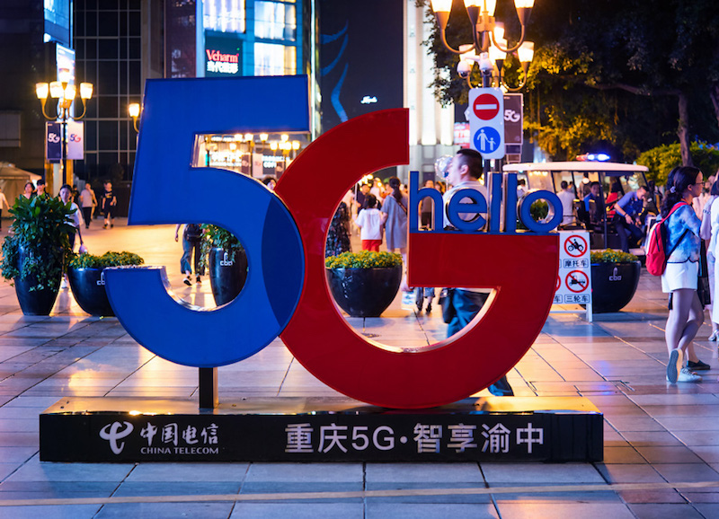 5G Sign; Credit: APCO Worldwide