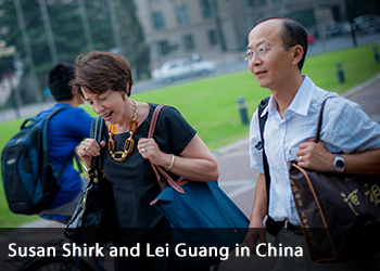 Susan Shirk and Lei Guang in China