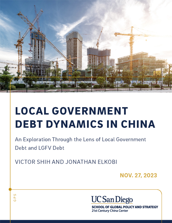 Cover report for Local Government Debt Dynamics in China