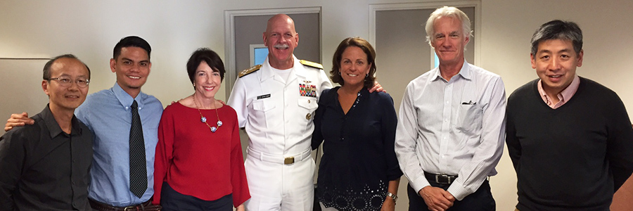 Admiral Scott Swift, Commander of U.S. Pacific Fleet, visited GPS in November 2016